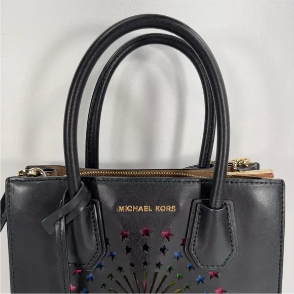 Michael Kors Lights Up Black Mercer Tote EXTREMELY RARE - Picture 5 of 13